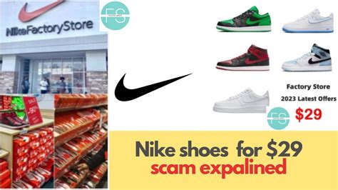 Nike factory shop scam